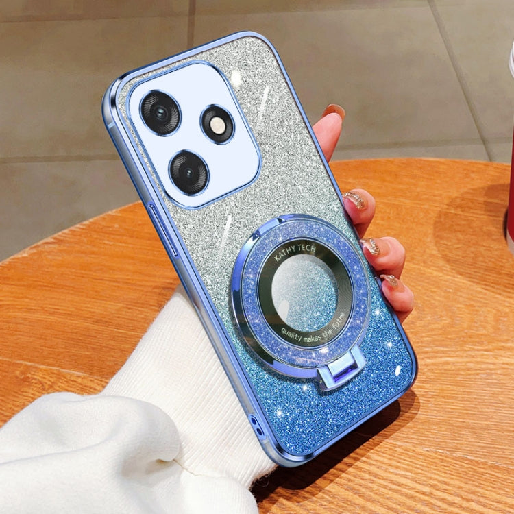 Plated Gradient Glitter Round Holder TPU Phone Case, For Tecno Spark 20 / 20C / Pop 8, For Tecno Spark Go 2024, For Tecno Spark Go 2023, For Tecno Pop 7 Pro / Pop 7, For Tecno Pova 6 Pro, For Tecno Spark 10C, For Tecno Spark 10 Pro                     ...