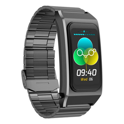 B7 Pro 1.5 inch 2 in 1 Bluetooth Earphone Silicone Strap Smart Watch, Support Heart Rate / Sleep Monitoring