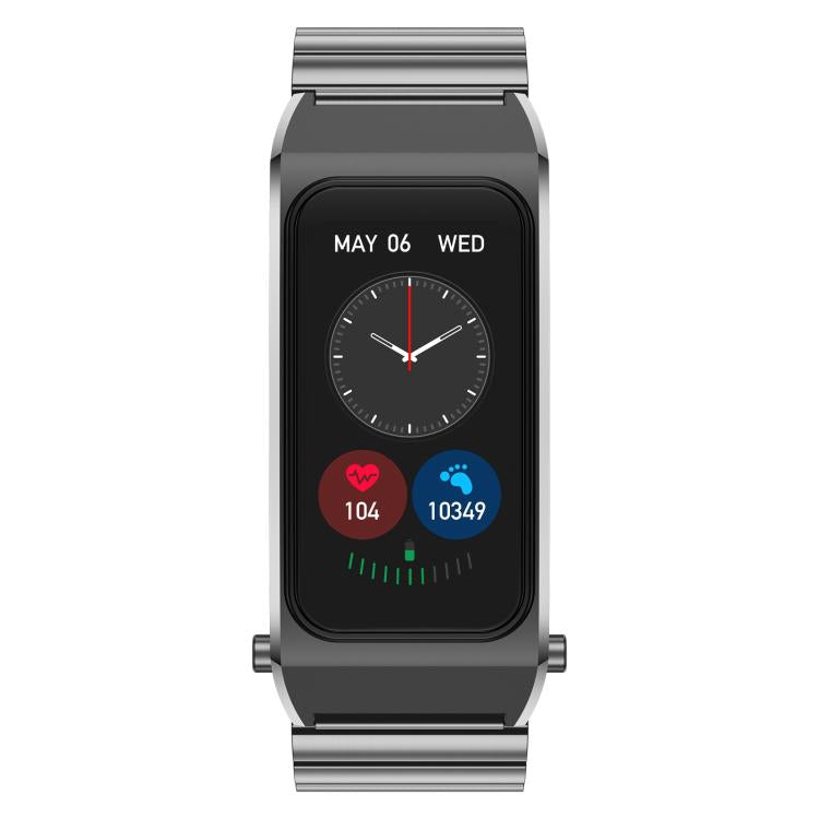 B7 Pro 1.5 inch 2 in 1 Bluetooth Earphone Silicone Strap Smart Watch, Support Heart Rate / Sleep Monitoring