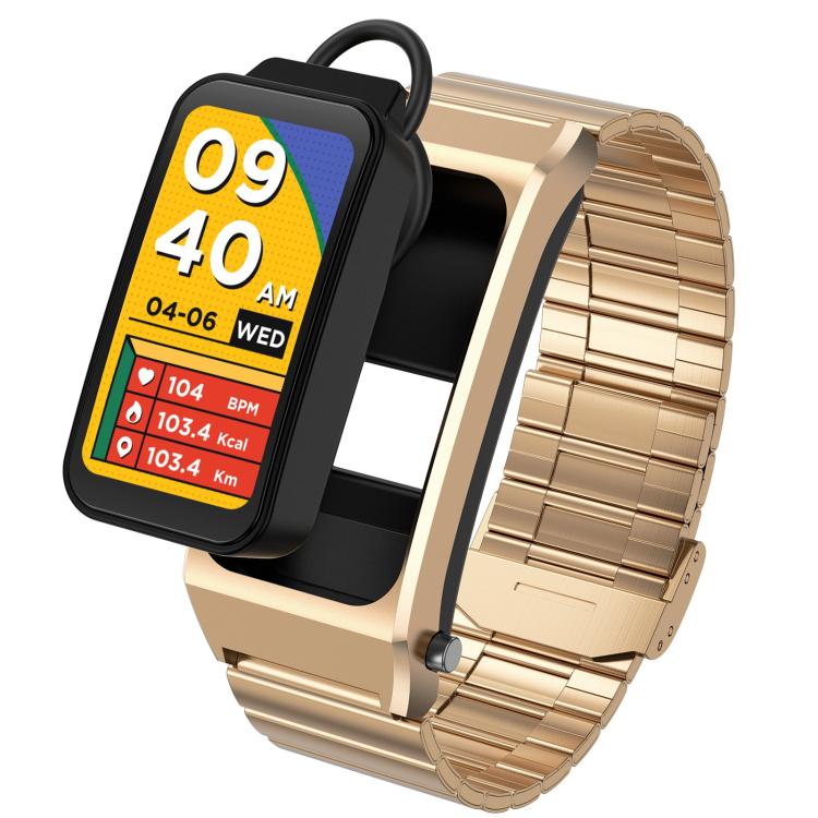 B7 Pro 1.5 inch 2 in 1 Bluetooth Earphone Silicone Strap Smart Watch, Support Heart Rate / Sleep Monitoring