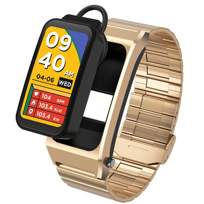 B7 Pro 1.5 inch 2 in 1 Bluetooth Earphone Silicone Strap Smart Watch, Support Heart Rate / Sleep Monitoring
