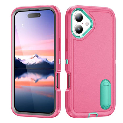 Rugged PC + Silicone Phone Case with Holder
