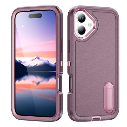 Rugged PC + Silicone Phone Case with Holder