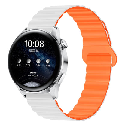 Two Color Magnetic Silicone Watch Band, 20mm, 22mm