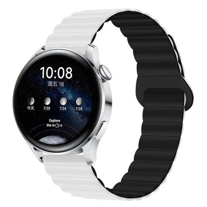 Two Color Magnetic Silicone Watch Band, 20mm, 22mm