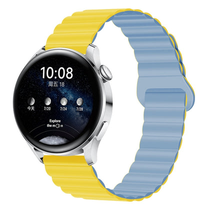 Two Color Magnetic Silicone Watch Band, 20mm, 22mm