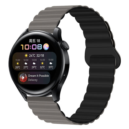 Two Color Magnetic Silicone Watch Band, 20mm, 22mm