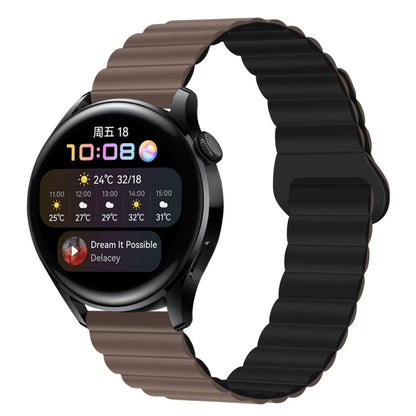 Two Color Magnetic Silicone Watch Band, 20mm, 22mm