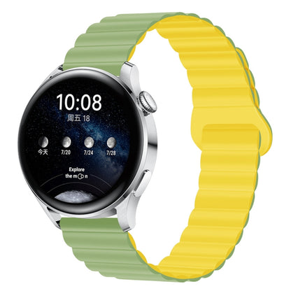 Two Color Magnetic Silicone Watch Band, 20mm, 22mm