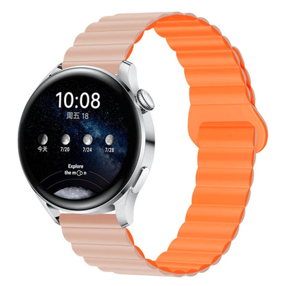 Two Color Magnetic Silicone Watch Band, 20mm, 22mm