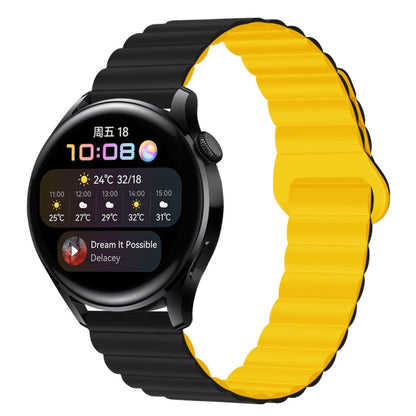 Two Color Magnetic Silicone Watch Band, 20mm, 22mm