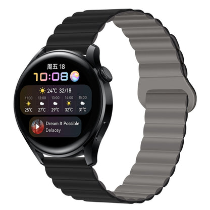 Two Color Magnetic Silicone Watch Band, 20mm, 22mm