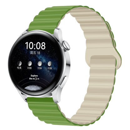 Two Color Magnetic Silicone Watch Band, 20mm, 22mm