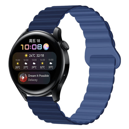 Two Color Magnetic Silicone Watch Band, 20mm, 22mm