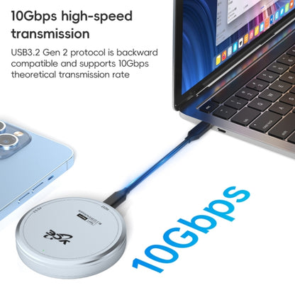 YCE-V195C USB-C / Type-C to M.2 NVMe + PD 3.0 Magnetic Hard Drive Enclosure, YCE-V195C