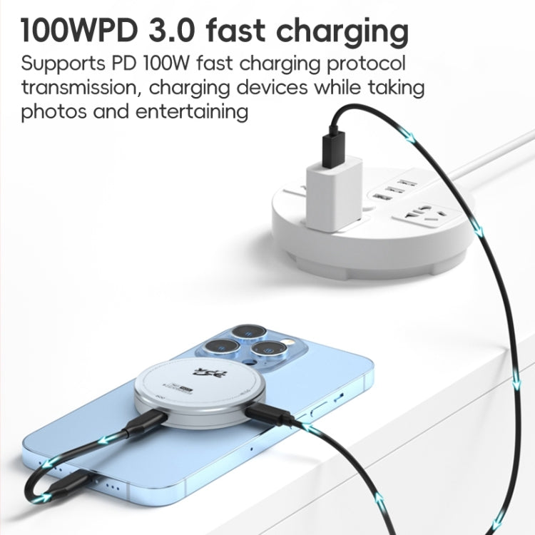 YCE-V195C USB-C / Type-C to M.2 NVMe + PD 3.0 Magnetic Hard Drive Enclosure, YCE-V195C