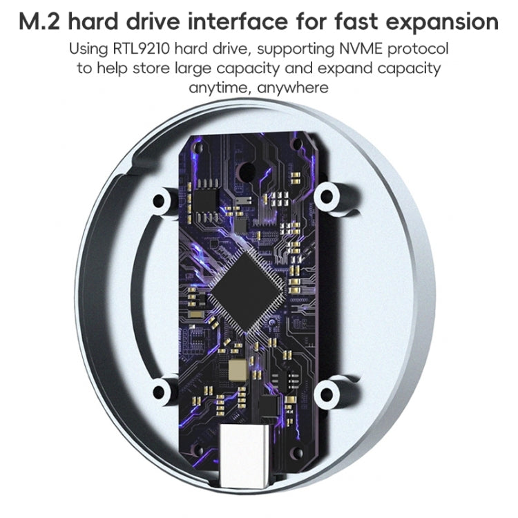 YCE-V195F USB-C / Type-C to M.2 NVMe Magnetic Hard Drive Enclosure, YCE-V195F