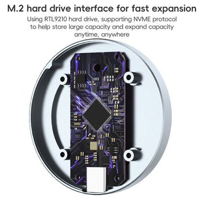 YCE-V195F USB-C / Type-C to M.2 NVMe Magnetic Hard Drive Enclosure, YCE-V195F