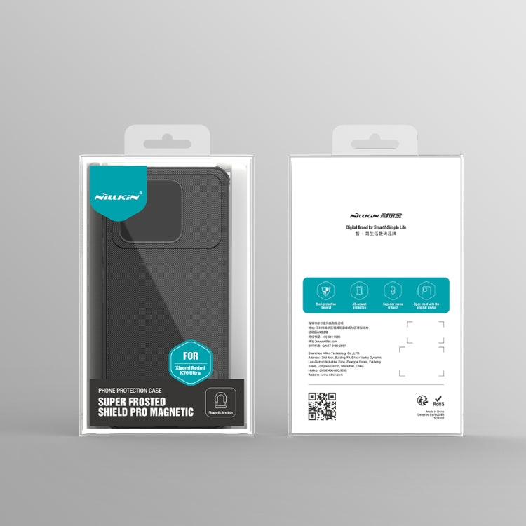 NILLKIN Frosted Shield Pro Magnetic Phone Case, For Redmi K70 Ultra