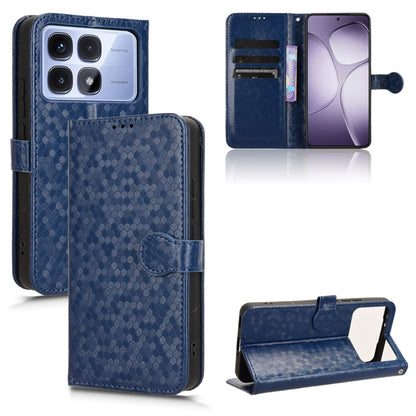 Honeycomb Dot Texture Leather Phone Case, For Xiaomi Poco X7 Pro 5G / Redmi Turbo 4 5G, For Xiaomi Poco M7 Pro 5G / Redmi Note 14 5G, For Redmi K80 / K80 Pro, For Redmi Note 14 Pro 4G, For Redmi Note 14 4G 163.25mm, For Redmi 14C 4G, For Redmi K70 Ultra