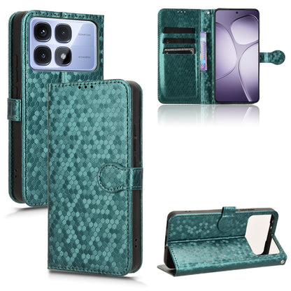 Honeycomb Dot Texture Leather Phone Case, For Xiaomi Poco X7 Pro 5G / Redmi Turbo 4 5G, For Xiaomi Poco M7 Pro 5G / Redmi Note 14 5G, For Redmi K80 / K80 Pro, For Redmi Note 14 Pro 4G, For Redmi Note 14 4G 163.25mm, For Redmi 14C 4G, For Redmi K70 Ultra