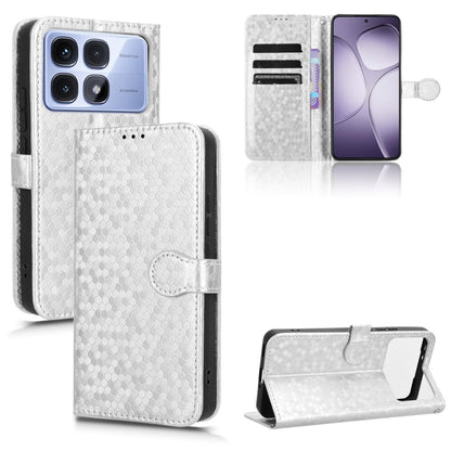 Honeycomb Dot Texture Leather Phone Case, For Xiaomi Poco X7 Pro 5G / Redmi Turbo 4 5G, For Xiaomi Poco M7 Pro 5G / Redmi Note 14 5G, For Redmi K80 / K80 Pro, For Redmi Note 14 Pro 4G, For Redmi Note 14 4G 163.25mm, For Redmi 14C 4G, For Redmi K70 Ultra