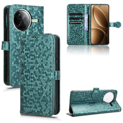 Honeycomb Dot Texture Leather Phone Case, For Redmi Turbo 4 Pro 5G, For Xiaomi Poco X7 Pro 5G / Redmi Turbo 4 5G, For Xiaomi Poco M7 Pro 5G / Redmi Note 14 5G, For Redmi K80 / K80 Pro, For Redmi Note 14 Pro 4G, For Redmi Note 14 4G 163.25mm            ...
