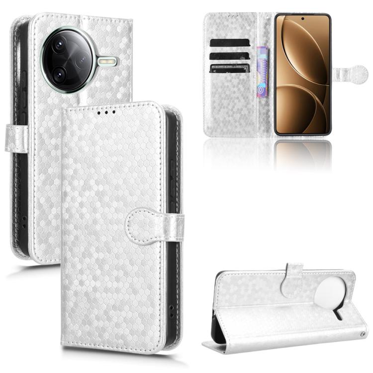 Honeycomb Dot Texture Leather Phone Case, For Redmi Turbo 4 Pro 5G, For Xiaomi Poco X7 Pro 5G / Redmi Turbo 4 5G, For Xiaomi Poco M7 Pro 5G / Redmi Note 14 5G, For Redmi K80 / K80 Pro, For Redmi Note 14 Pro 4G, For Redmi Note 14 4G 163.25mm            ...