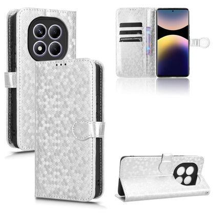 Honeycomb Dot Texture Leather Phone Case, For Redmi Turbo 4 Pro 5G, For Xiaomi Poco X7 Pro 5G / Redmi Turbo 4 5G, For Xiaomi Poco M7 Pro 5G / Redmi Note 14 5G, For Redmi K80 / K80 Pro, For Redmi Note 14 Pro 4G, For Redmi Note 14 4G 163.25mm            ...