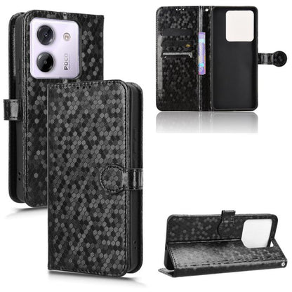 Honeycomb Dot Texture Leather Phone Case, For Redmi Turbo 4 Pro 5G, For Xiaomi Poco X7 Pro 5G / Redmi Turbo 4 5G, For Xiaomi Poco M7 Pro 5G / Redmi Note 14 5G, For Redmi K80 / K80 Pro, For Redmi Note 14 Pro 4G, For Redmi Note 14 4G 163.25mm            ...