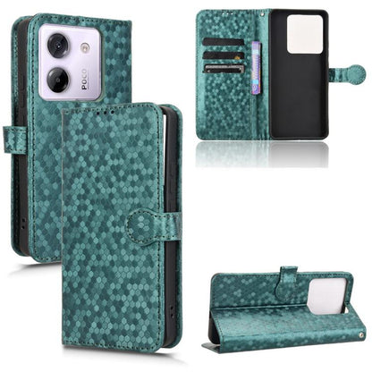 Honeycomb Dot Texture Leather Phone Case, For Redmi Turbo 4 Pro 5G, For Xiaomi Poco X7 Pro 5G / Redmi Turbo 4 5G, For Xiaomi Poco M7 Pro 5G / Redmi Note 14 5G, For Redmi K80 / K80 Pro, For Redmi Note 14 Pro 4G, For Redmi Note 14 4G 163.25mm            ...