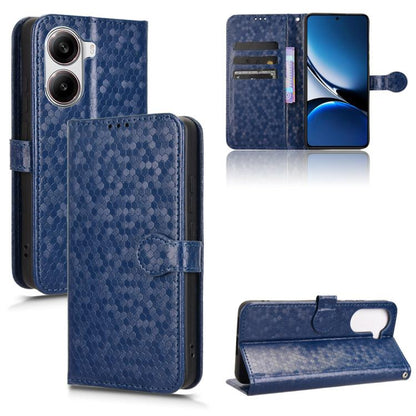 Honeycomb Dot Texture Leather Phone Case, For Redmi Turbo 4 Pro 5G, For Xiaomi Poco X7 Pro 5G / Redmi Turbo 4 5G, For Xiaomi Poco M7 Pro 5G / Redmi Note 14 5G, For Redmi K80 / K80 Pro, For Redmi Note 14 Pro 4G, For Redmi Note 14 4G 163.25mm            ...