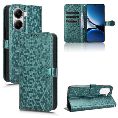 Honeycomb Dot Texture Leather Phone Case, For Redmi Turbo 4 Pro 5G, For Xiaomi Poco X7 Pro 5G / Redmi Turbo 4 5G, For Xiaomi Poco M7 Pro 5G / Redmi Note 14 5G, For Redmi K80 / K80 Pro, For Redmi Note 14 Pro 4G, For Redmi Note 14 4G 163.25mm            ...