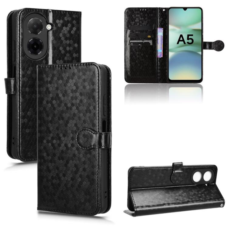 Honeycomb Dot Texture Leather Phone Case, For Redmi A7 Pro 171mm / Poco C85x 5G, For Redmi 15a 5G / R70 5G / R70m 5G, For Redmi Turbo 5 Max 5G / Poco X8 Pro Max 5G, For Redmi Note 15 5G / 4G 164mm / Poco M8 5G, For Redmi K90 Pro Max 5G / Poco F8 Ultra ...