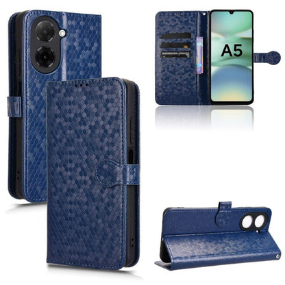 Honeycomb Dot Texture Leather Phone Case, For Redmi A7 Pro 171mm / Poco C85x 5G, For Redmi 15a 5G / R70 5G / R70m 5G, For Redmi Turbo 5 Max 5G / Poco X8 Pro Max 5G, For Redmi Note 15 5G / 4G 164mm / Poco M8 5G, For Redmi K90 Pro Max 5G / Poco F8 Ultra ...