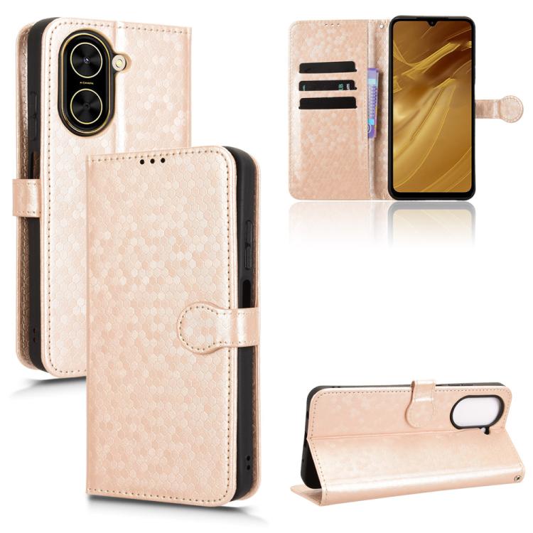 Honeycomb Dot Texture Leather Phone Case, For Redmi A7 Pro 171mm / Poco C85x 5G, For Redmi 15a 5G / R70 5G / R70m 5G, For Redmi Turbo 5 Max 5G / Poco X8 Pro Max 5G, For Redmi Note 15 5G / 4G 164mm / Poco M8 5G, For Redmi K90 Pro Max 5G / Poco F8 Ultra ...