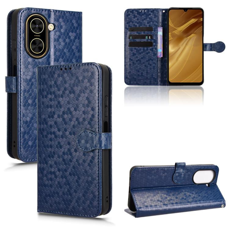 Honeycomb Dot Texture Leather Phone Case, For Redmi A7 Pro 171mm / Poco C85x 5G, For Redmi 15a 5G / R70 5G / R70m 5G, For Redmi Turbo 5 Max 5G / Poco X8 Pro Max 5G, For Redmi Note 15 5G / 4G 164mm / Poco M8 5G, For Redmi K90 Pro Max 5G / Poco F8 Ultra ...