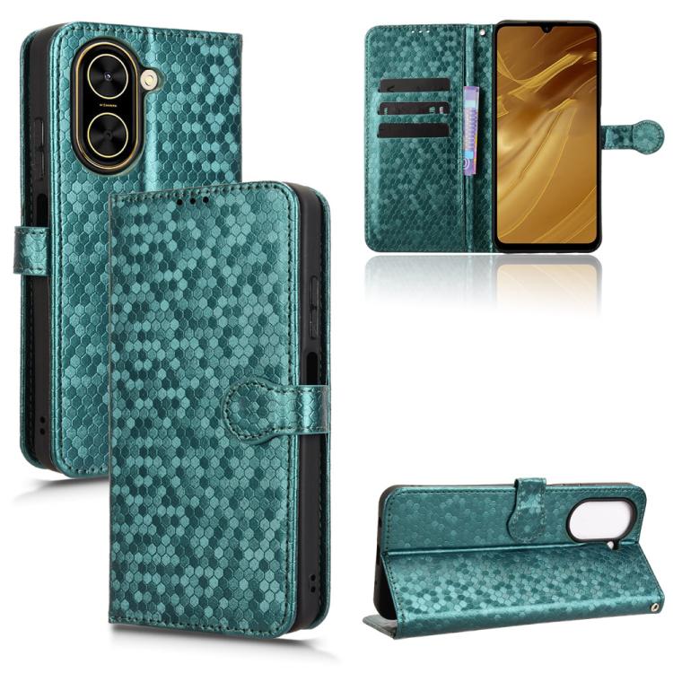 Honeycomb Dot Texture Leather Phone Case, For Redmi A7 Pro 171mm / Poco C85x 5G, For Redmi 15a 5G / R70 5G / R70m 5G, For Redmi Turbo 5 Max 5G / Poco X8 Pro Max 5G, For Redmi Note 15 5G / 4G 164mm / Poco M8 5G, For Redmi K90 Pro Max 5G / Poco F8 Ultra ...