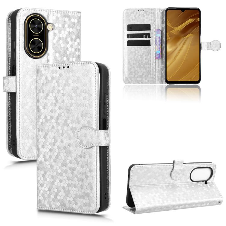 Honeycomb Dot Texture Leather Phone Case, For Redmi A7 Pro 171mm / Poco C85x 5G, For Redmi 15a 5G / R70 5G / R70m 5G, For Redmi Turbo 5 Max 5G / Poco X8 Pro Max 5G, For Redmi Note 15 5G / 4G 164mm / Poco M8 5G, For Redmi K90 Pro Max 5G / Poco F8 Ultra ...