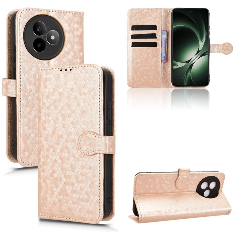 Honeycomb Dot Texture Leather Phone Case, For Redmi A7 Pro 171mm / Poco C85x 5G, For Redmi 15a 5G / R70 5G / R70m 5G, For Redmi Turbo 5 Max 5G / Poco X8 Pro Max 5G, For Redmi Note 15 5G / 4G 164mm / Poco M8 5G, For Redmi K90 Pro Max 5G / Poco F8 Ultra ...
