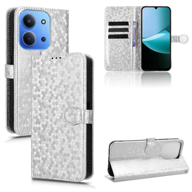 Honeycomb Dot Texture Leather Phone Case, For Redmi  Note 17 5G / 4G Global 171mm, For Redmi A7 Pro 171mm / Poco C85x 5G, For Redmi 15a 5G / R70 5G / R70m 5G, For Redmi Turbo 5 Max 5G / Poco X8 Pro Max 5G, For Redmi Note 15 5G / 4G 164mm / Poco M8 5G  ...
