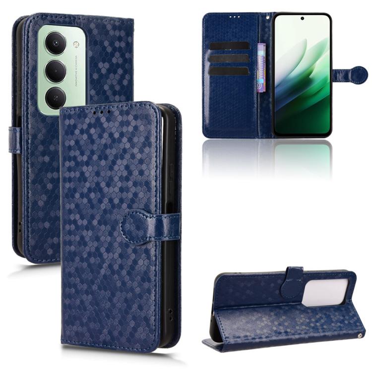 Honeycomb Dot Texture Leather Phone Case, For Redmi A7 Pro 171mm / Poco C85x 5G, For Redmi 15a 5G / R70 5G / R70m 5G, For Redmi Turbo 5 Max 5G / Poco X8 Pro Max 5G, For Redmi Note 15 5G / 4G 164mm / Poco M8 5G, For Redmi K90 Pro Max 5G / Poco F8 Ultra ...