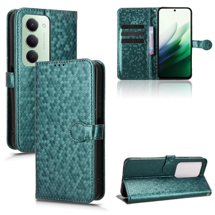 Honeycomb Dot Texture Leather Phone Case, For Redmi A7 Pro 171mm / Poco C85x 5G, For Redmi 15a 5G / R70 5G / R70m 5G, For Redmi Turbo 5 Max 5G / Poco X8 Pro Max 5G, For Redmi Note 15 5G / 4G 164mm / Poco M8 5G, For Redmi K90 Pro Max 5G / Poco F8 Ultra ...