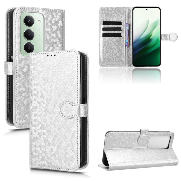 Honeycomb Dot Texture Leather Phone Case, For Redmi A7 Pro 171mm / Poco C85x 5G, For Redmi 15a 5G / R70 5G / R70m 5G, For Redmi Turbo 5 Max 5G / Poco X8 Pro Max 5G, For Redmi Note 15 5G / 4G 164mm / Poco M8 5G, For Redmi K90 Pro Max 5G / Poco F8 Ultra ...