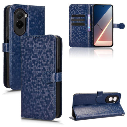 Honeycomb Dot Texture Leather Phone Case, For Redmi  Note 17 5G / 4G Global 171mm, For Redmi A7 Pro 171mm / Poco C85x 5G, For Redmi 15a 5G / R70 5G / R70m 5G, For Redmi Turbo 5 Max 5G / Poco X8 Pro Max 5G, For Redmi Note 15 5G / 4G 164mm / Poco M8 5G  ...