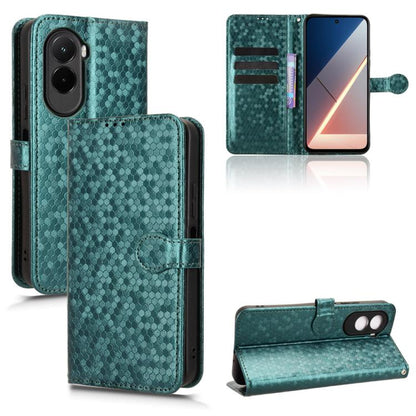 Honeycomb Dot Texture Leather Phone Case, For Redmi A7 Pro 171mm / Poco C85x 5G, For Redmi 15a 5G / R70 5G / R70m 5G, For Redmi Turbo 5 Max 5G / Poco X8 Pro Max 5G, For Redmi Note 15 5G / 4G 164mm / Poco M8 5G, For Redmi K90 Pro Max 5G / Poco F8 Ultra ...