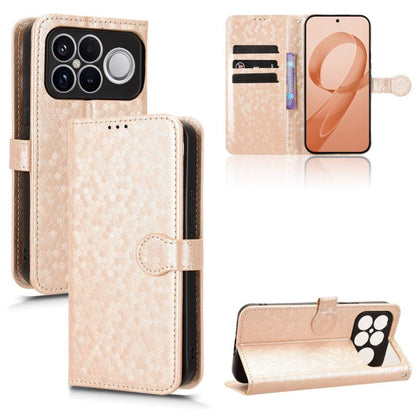 Honeycomb Dot Texture Leather Phone Case, For Redmi  Note 17 5G / 4G Global 171mm, For Redmi A7 Pro 171mm / Poco C85x 5G, For Redmi 15a 5G / R70 5G / R70m 5G, For Redmi Turbo 5 Max 5G / Poco X8 Pro Max 5G, For Redmi Note 15 5G / 4G 164mm / Poco M8 5G  ...