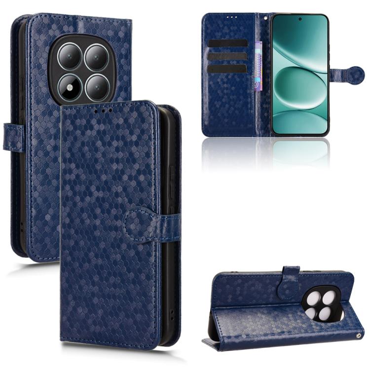 Honeycomb Dot Texture Leather Phone Case, For Redmi  Note 17 5G / 4G Global 171mm, For Redmi A7 Pro 171mm / Poco C85x 5G, For Redmi 15a 5G / R70 5G / R70m 5G, For Redmi Turbo 5 Max 5G / Poco X8 Pro Max 5G, For Redmi Note 15 5G / 4G 164mm / Poco M8 5G  ...