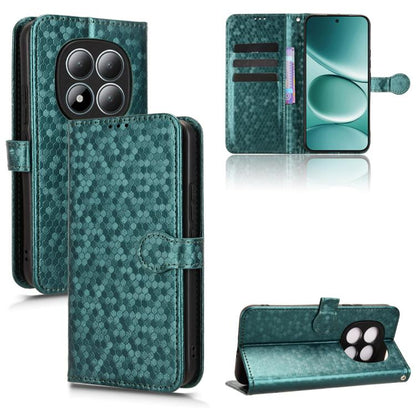 Honeycomb Dot Texture Leather Phone Case, For Redmi  Note 17 5G / 4G Global 171mm, For Redmi A7 Pro 171mm / Poco C85x 5G, For Redmi 15a 5G / R70 5G / R70m 5G, For Redmi Turbo 5 Max 5G / Poco X8 Pro Max 5G, For Redmi Note 15 5G / 4G 164mm / Poco M8 5G  ...