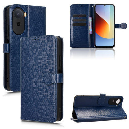 Honeycomb Dot Texture Leather Phone Case, For Redmi  Note 17 5G / 4G Global 171mm, For Redmi A7 Pro 171mm / Poco C85x 5G, For Redmi 15a 5G / R70 5G / R70m 5G, For Redmi Turbo 5 Max 5G / Poco X8 Pro Max 5G, For Redmi Note 15 5G / 4G 164mm / Poco M8 5G  ...